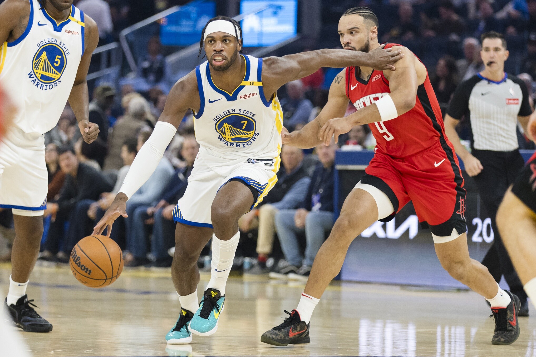 勇士nba战胜休斯敦火箭库里外线爆发了吗